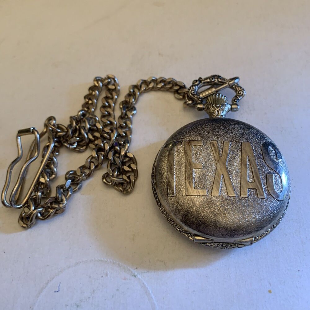 Vintage Texas Pocket Watch (O-15)